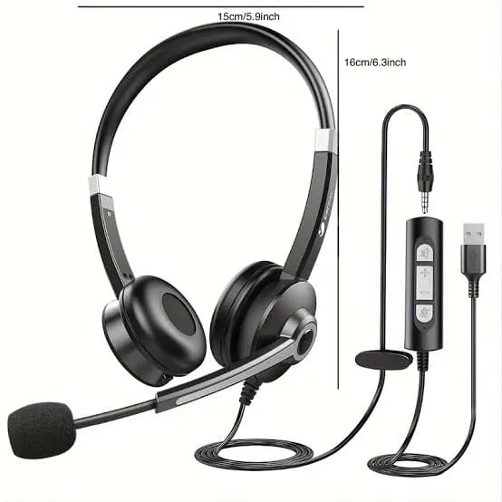 Professional office call-centre headset